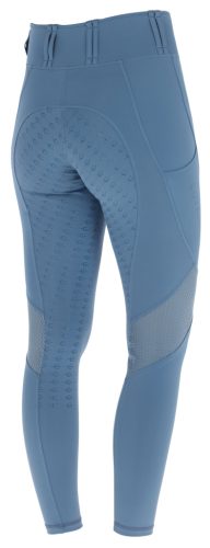 Covalliero 2026 SS női hálós lovagló leggings - acélkék, 34/36