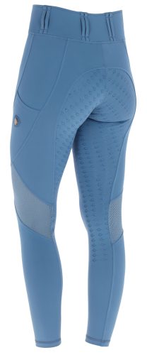 Covalliero 2026 SS női hálós lovagló leggings - acélkék, 42/44