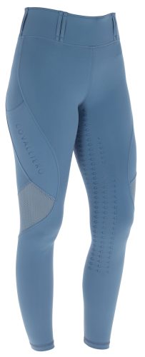 Covalliero 2026 SS női hálós lovagló leggings - acélkék, 42/44