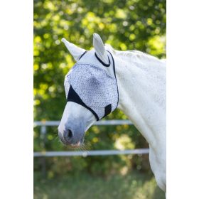   Fejvédő maszk - fülvédővel és UV szűrővel, világos szürke, csikó