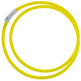 Ledes nyakpánt lovaknak - sárga, 154 cm