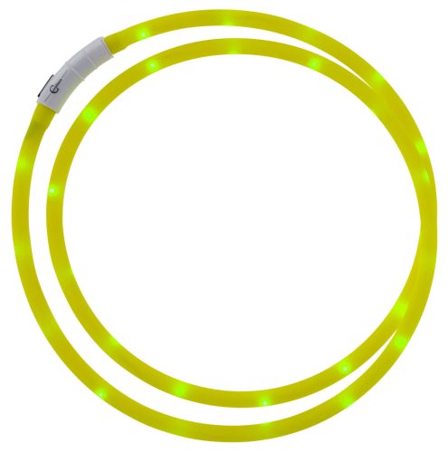 Ledes nyakpánt lovaknak - sárga, 154 cm