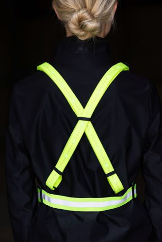 Ledes láthatósági mellény lovagláshoz - sárga