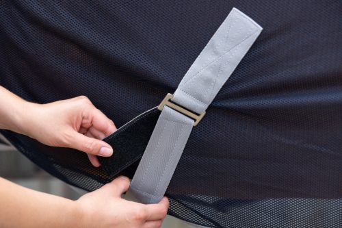 RugBe lótakaró - legyek ellen, kék, 125 cm