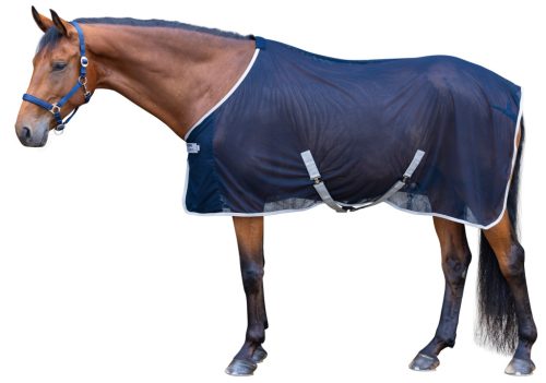 RugBe lótakaró - legyek ellen, kék, 165 cm