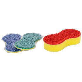 Nedves-száraz lóápoló szivacskészlet - 3 db/cs