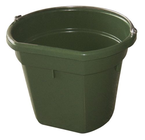 FlatBack laposhátú vödör - zöld, 20 literes