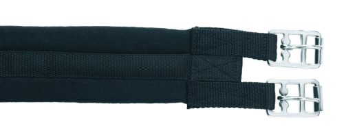 Covalliero textil heveder - fekete, 120 cm