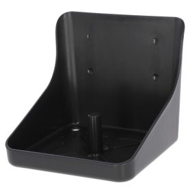 Nyalósó tartó - műanyag, négyszögletű, fekete