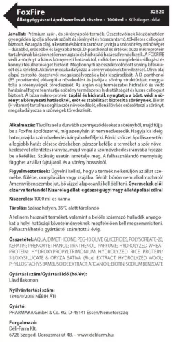 Foxfire sörény- és farokápoló spray - 1 liter