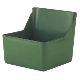 Falra szerelhető etető - zöld, műanyag, 6 literes