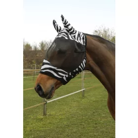 Covalliero Zebra légymaszk, fülvédővel - pony
