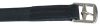 Covalliero bőr kengyelszíj - fekete, 130 cm x 25 mm, párban