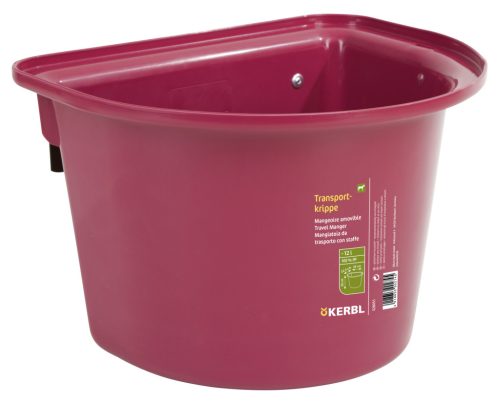 Etető/itató vödör akasztóval - rosé