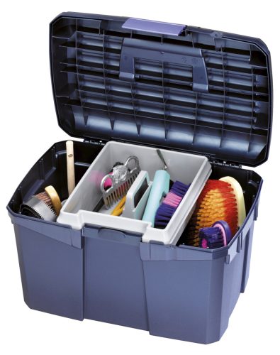 Siena lóápoló doboz - sötétkék