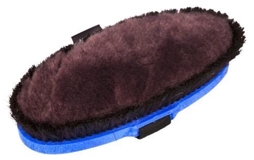 Diva szőrfényesítő kefe extra puha báránybőrből és lószőrből