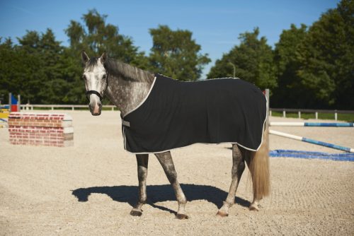 Covalliero RugBe Economic polár lótakaró - fekete, 125 cm