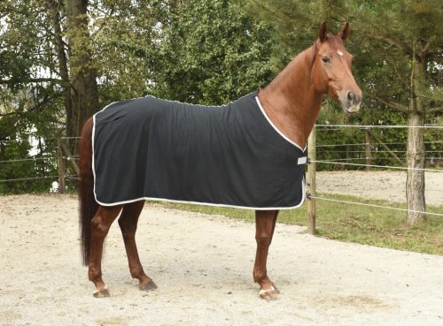 Covalliero RugBe Economic polár lótakaró - fekete, 145 cm