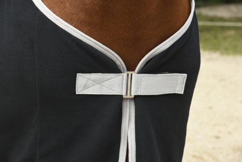 Covalliero RugBe Economic polár lótakaró - fekete, 145 cm