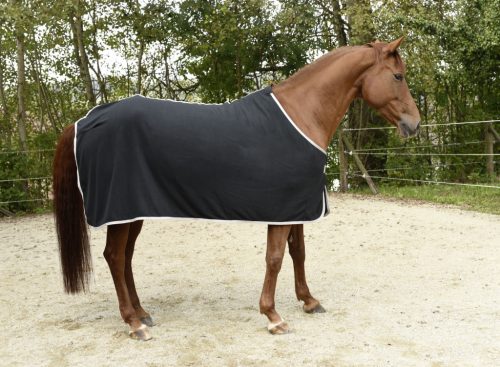 Covalliero RugBe Economic polár lótakaró - fekete, 155 cm