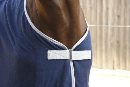 Covalliero RugBe Economic polár lótakaró - kék, 145 cm