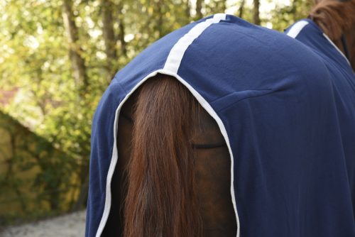 Covalliero RugBe Economic polár lótakaró - kék, 145 cm