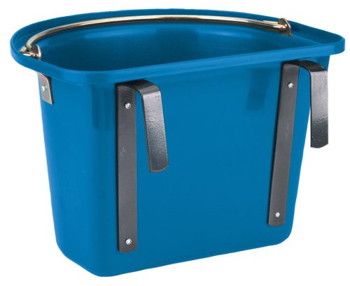 Etető/itató vödör akasztóval és füllel - kék