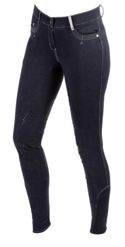 Covalliero BasicPlus gyermek lovaglónadrág - kék, 152