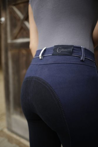 BasicPlus LS női lovaglónadrág - kék, 36