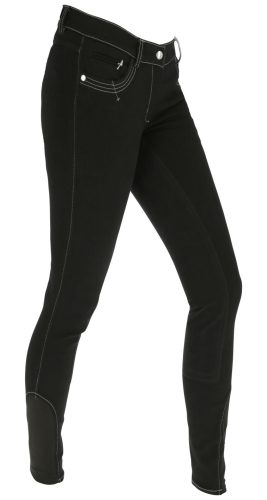 BasicPlus LS női lovaglónadrág - fekete, 34