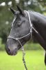 Covalliero csomózott kötőfék - kék/bézs, pony