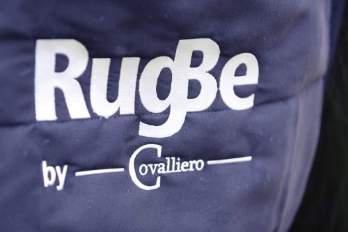 RugBe 2 az 1-ben beltéri lótakaró - kék, 125 cm