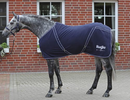 RugBe Classic gyapjú takaró, kék, 165 cm