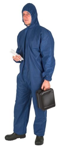 Egyszer használatos overál - kék, XL