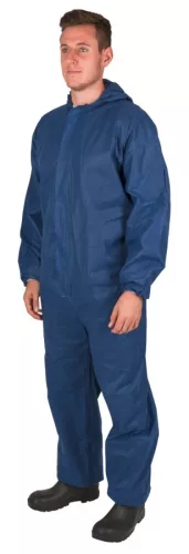 Egyszer használatos overál - kék, XXL