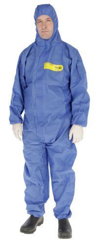CoverBase vegyvédelmi overál - kék, 3 rétegű, XXXL, 55g/m5