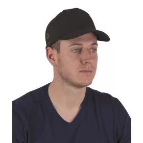 Acélbetétes baseball sapka - fekete
