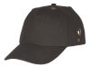 Acélbetétes baseball sapka - fekete