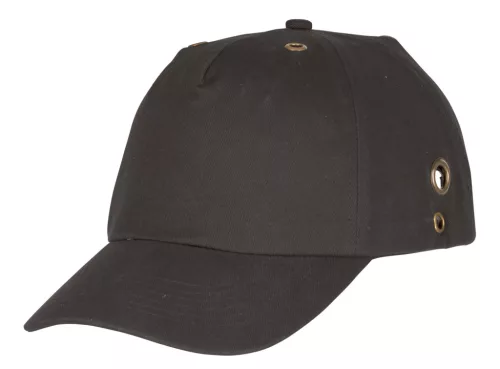 Acélbetétes baseball sapka - fekete