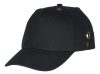 Acélbetétes baseball sapka - fekete
