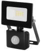 LED-es kültéri reflektor - 10 W, mozgásérzékelővel