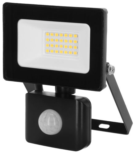 LED-es kültéri reflektor - 20 W, mozgásérzékelővel