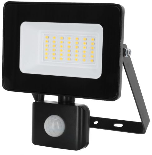 LED-es kültéri reflektor - 30 W, mozgásérzékelővel