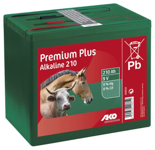 Alkáli szárazelem 9 V - 210 Ah