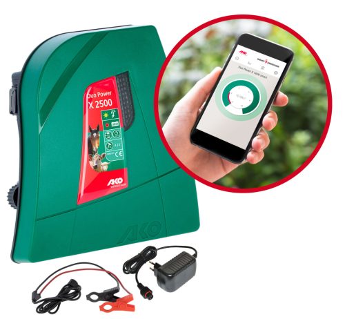 AKO DuoPower X1600 smart villanypásztor készülék - 12 V / 230 V