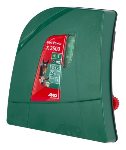 AKO Duo Power X 2500 villanypásztor készülék - 230 V / 12 V, 3,2 J