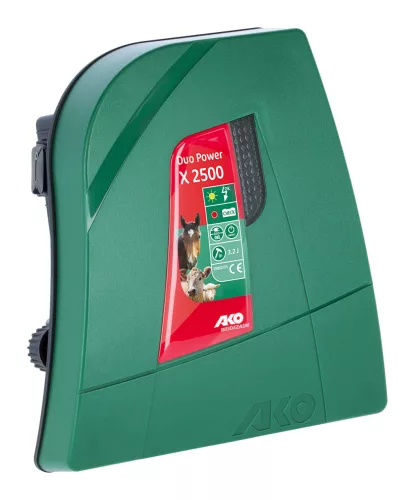 AKO Duo Power X 2500 villanypásztor készülék - 230 V / 12 V, 3,2 J