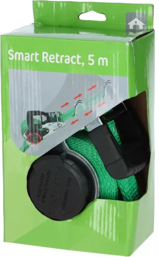 Smart Retract rakományrögzítő - zöld, 35 mm x 5 m