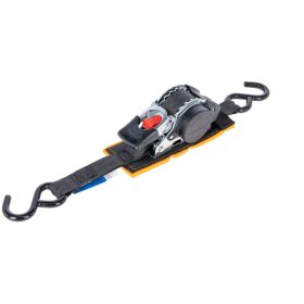   Automata párnázott rakományrögzítő - fekete 25mm / 3m 300/600 kg, S kampóval