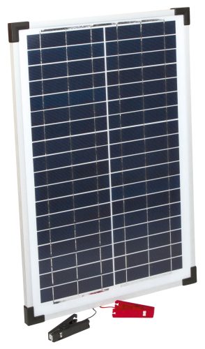 25 wattos szolármodul Duo Power X és Savanne villanypásztor készülékekhez - töltésvezérlővel